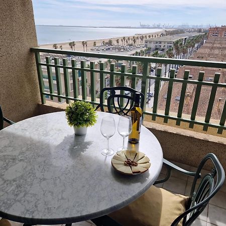 Apartamento Primera Linea De Playa Patacona バレンシア エクステリア 写真