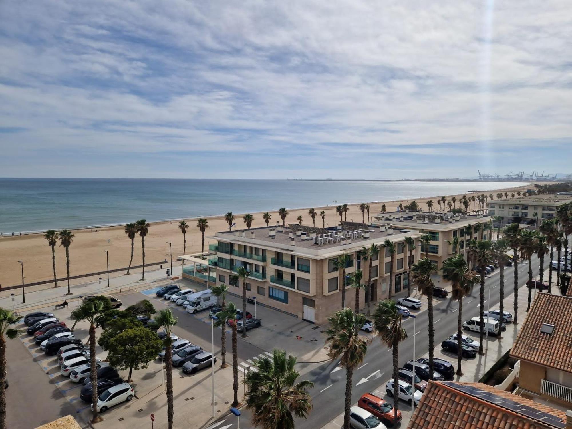Apartamento Primera Linea De Playa Patacona バレンシア エクステリア 写真