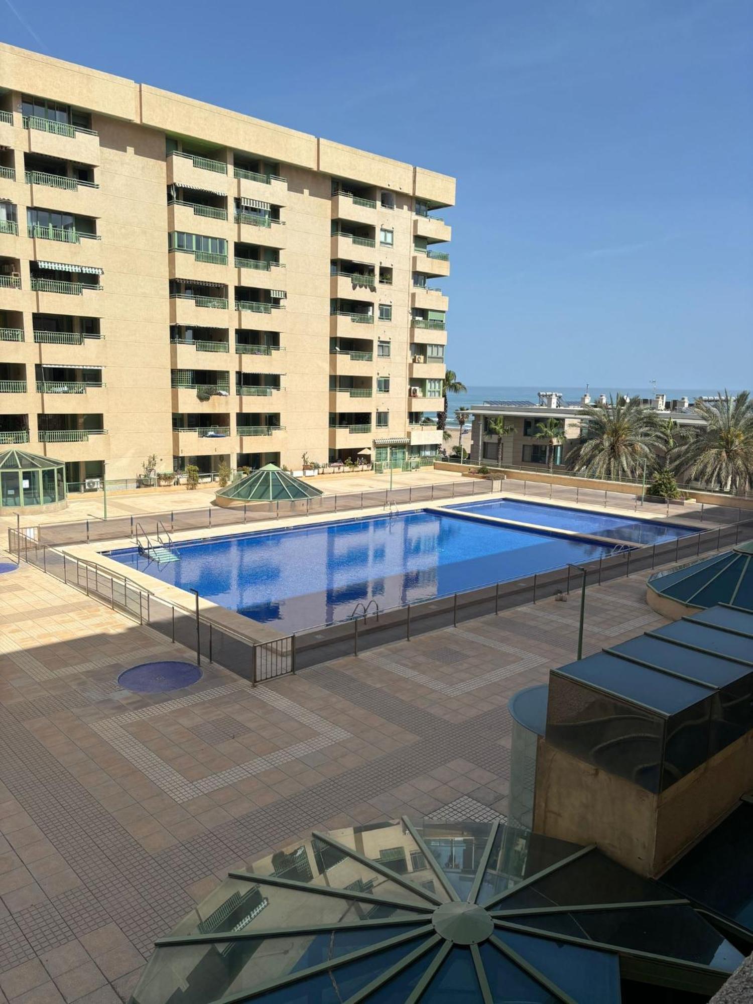 Apartamento Primera Linea De Playa Patacona バレンシア エクステリア 写真