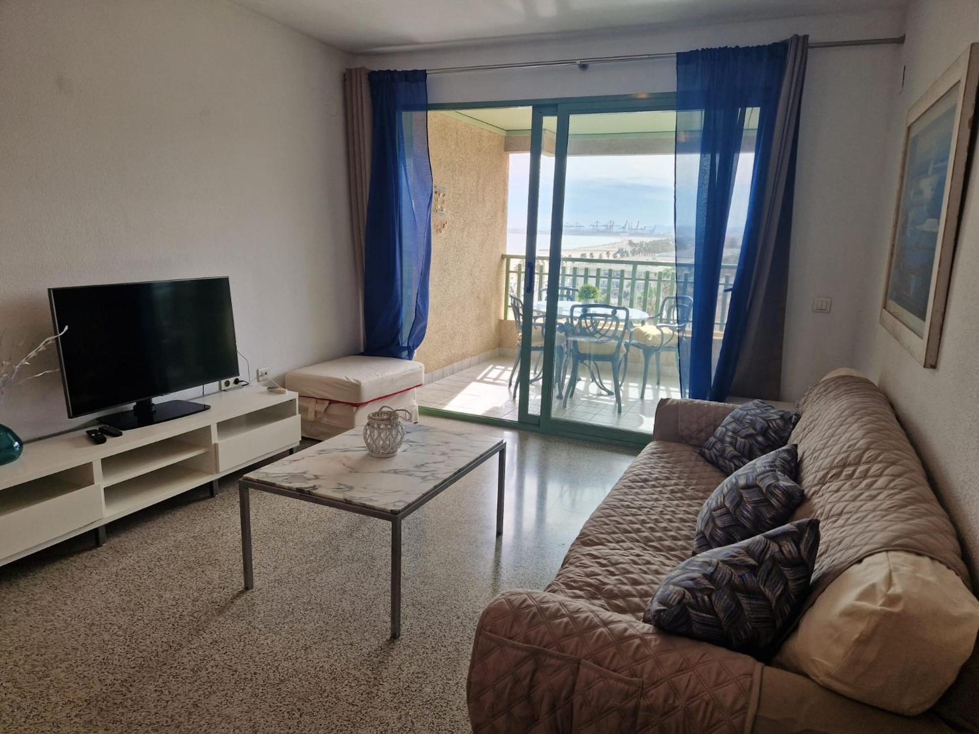 Apartamento Primera Linea De Playa Patacona バレンシア エクステリア 写真